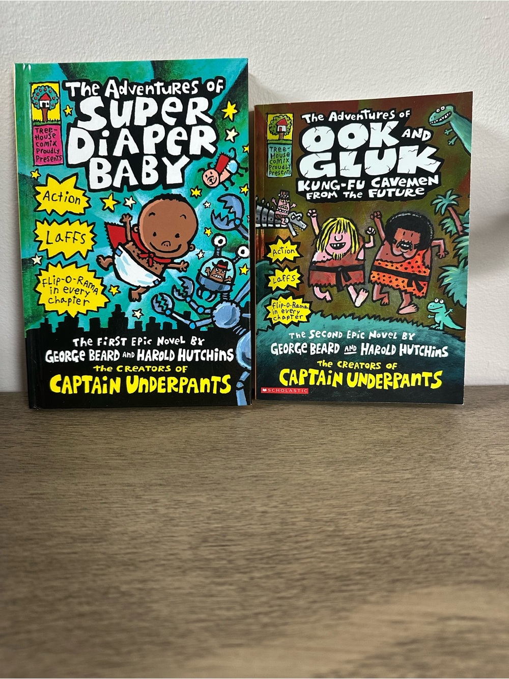 The Adventures of Super Diaper Baby & Ook and Gluk Bundle - Captain Underpants